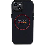 Red Bull PU Leather Red Ring MagSafe Back Cover for iPhone 15 Navy - Phone Cover