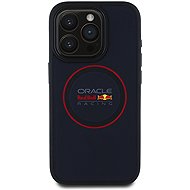 Red Bull PU Leather Red Ring MagSafe Back Cover for iPhone 15 Pro Max Navy - Phone Cover