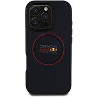 Red Bull PU Leather Red Ring MagSafe Back Cover for iPhone 16 Pro Navy - Phone Cover