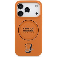 Red Bull Silicone Blue Ring MagSafe Back Cover for iPhone 17 Pro Orange - Phone Cover