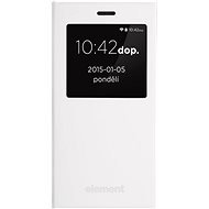 Sencor Element P5500 FlipCase White - Phone Case