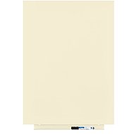 ROCADA Skin Colour 6419R-1013, frameless, 75 x 55 cm, pearl white RAL 1013 - Magnetic Board