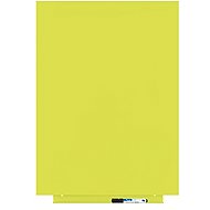 ROCADA Skin Colour 6419R-1016, frameless, 75 x 55 cm, RAL 1016 sulphur yellow - Magnetic Board
