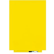 ROCADA Skin Colour 6419R-1023, frameless, 75 x 55 cm, traffic yellow RAL 1023 - Magnetic Board