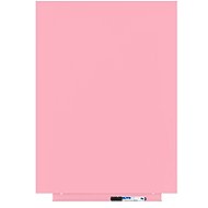 ROCADA Skin Colour 6419R-3015, frameless, 75 x 55 cm, light pink RAL 3015 - Magnetic Board
