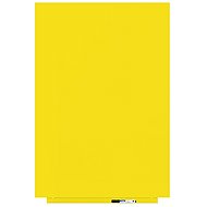 ROCADA Skin Colour 6420R-1023, frameless, 115 x 75 cm, traffic yellow RAL 1023 - Magnetic Board