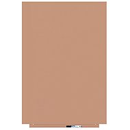 ROCADA Skin Colour 6420R-3012, frameless, 115 x 75 cm, red-beige RAL 3012 - Magnetic Board