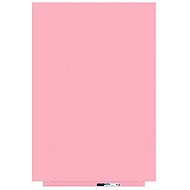 ROCADA Skin Colour 6420R-3015, frameless, 115 x 75 cm, light pink RAL 3015 - Magnetic Board
