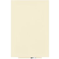 ROCADA Skin Colour 6421R-1013, frameless, 150 x 100 cm, pearl white RAL 1013 - Magnetic Board