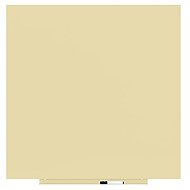 ROCADA Skin Colour 6425R-1015, frameless, 100 x 100 cm, ivory RAL 1015 - Magnetic Board