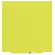 ROCADA Skin Colour 6425R-1016, frameless, 100 x 100 cm, RAL 1016 sulphur yellow - Magnetic Board