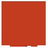 ROCADA Skin Colour 6425R-2002, frameless, 100 x 100 cm, vermilion RAL 2002 - Magnetic Board