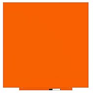 ROCADA Skin Colour 6425R-2008, frameless, 100 x 100 cm, orange RAL 2008 - Magnetic Board