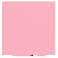 ROCADA Skin Colour 6425R-3015, frameless, 100 x 100 cm, light pink RAL 3015 - Magnetic Board