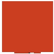 ROCADA Skin Colour 6426R-2002, frameless, 120 x 120 cm, vermilion RAL 2002 - Magnetic Board