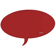 ROCADA Skin Shape Talk 6440-3002, frameless, bubble shape, 115 x 75 cm, crimson 3002 - Magnetic Board
