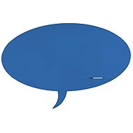 ROCADA Skin Shape Talk 6440-5017, frameless, bubble shape, 115 x 75 cm, traffic blue RAL 5017 - Magnetic Board