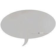 ROCADA Skin Shape Talk 6440-7038, frameless, bubble shape, 115 x 75 cm, agate grey RAL 7038 - Magnetic Board
