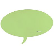 ROCADA Skin Shape Talk 6441-230, frameless, bubble shape, 150 x 100 cm, green RAL 230 - Magnetic Board