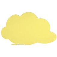 ROCADA Skin Shape Cloud 6450-1016, frameless, cloud shape, 115 x 75 cm, sulphur yellow RAL 1016 - Magnetic Board
