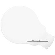 ROCADA Skin Shape Idea 6460-9010, frameless, bulb shape, 115 x 75 cm, lacquered, white - Magnetic Board