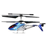 Interiérový vrtulník TREX700 modrý - RC model