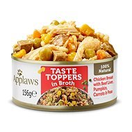 Applaws canned Dog Taste Toppers Broth Chicken with liver 156g - Canned Dog Food