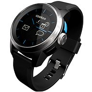 Cookoo Watch Silver on Black - Smart Watch
