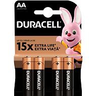 Duracell Basic alkalická batéria 4 ks (AA) - Jednorazová batéria