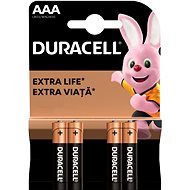 Duracell Basic Alkahli-Batterien 4 Stück (AAA) - Einwegbatterie