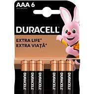 Duracell Basic alkáli elem 6 db (AAA) - Eldobható elem