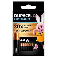 DURACELL Optimum alkaline AA 6 pcs - Disposable Battery