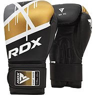 RDX Boxing Gloves F7 Ego, black and gold, 12 oz - Boxing Gloves