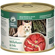Pure Nature Cat Adult konzerva Divočák a Kachna 200g - Canned Food for Cats