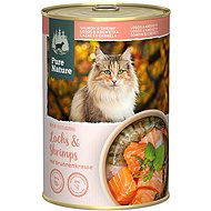 Pure Nature Cat Adult konzerva Losos a Krevety 375g - Canned Food for Cats