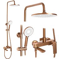 REA AVALON shower set, Brush Copper (REA-P2418) - Shower Set