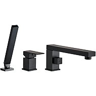 REA GLEN three-part bath mixer, black (REA-B6630) - Tap