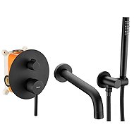REA Bathroom mixer with concealed installation Lungo Black black (REA-P6300) - Tap