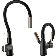 REA Kitchen Faucet Icon black with adjustable spout (REA-B5682) - Tap