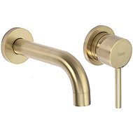 REA Undermount basin mixer Lungo gold brushed + BOX (REA-B8652) - Tap