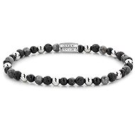 Rebel & Rose Ladies Shiny Night Bracelet 4 mm RR-40041-S-S - Bracelet