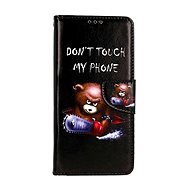 TopQ Puzdro Xiaomi Redmi Note 12 Pro+ 5G knižkové Don't Touch medvedík 95714 - Puzdro na mobil