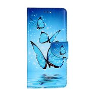 TopQ Pouzdro Xiaomi Redmi Note 12 Pro 5G knížkové Modří motýlci 95706 - Phone Case
