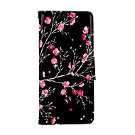 TopQ Pouzdro Motorola Moto G51 5G knížkové Noční květy 95557 - Phone Case