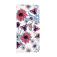 TopQ Pouzdro Motorola Moto G51 5G knížkové Flowers 95556 - Phone Case