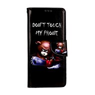 TopQ Pouzdro Motorola Moto G51 5G knížkové Don't Touch méďa 95553 - Phone Case