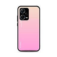 TopQ Kryt LUXURY Xiaomi Redmi Note 12 Pro 5G pevný duhový meruňkový 96617 - Phone Cover