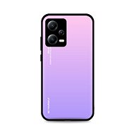 TopQ Kryt LUXURY Xiaomi Redmi Note 12 5G pevný duhový růžový 96502 - Phone Cover