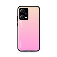 TopQ Kryt LUXURY Xiaomi Redmi Note 12 5G pevný duhový meruňkový 96499 - Phone Cover