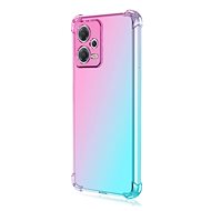 TopQ Kryt Xiaomi Redmi Note 12 5G Shock duhový mentolovo-růžový 96489 - Phone Cover
